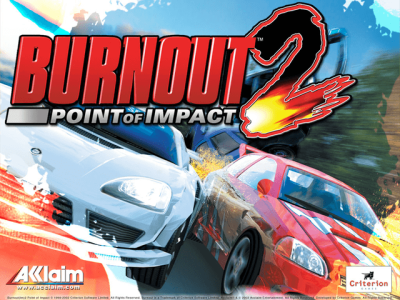 Burnout 2 - Point of Impact (USA) Title  Snaps